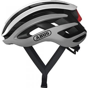 Abus AirBreaker Silver/White Road Cycling Helmet Size L
