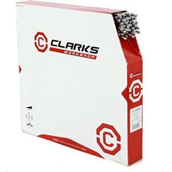 Clarks MTB/Hybrid S/S Inner Brake Wire W1.5 x L2000 mm, Barrel Nipple, Dispenser Box - 100 Pieces