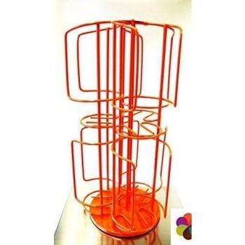 Carousel-/Carrusel de T de Disc Soporte, 2niveles por eso también válido para 6Variedades para 48t de discos 2bahías también para mayor T de Dics nutztbar Soporte para cápsulas de café, color rojo claro
