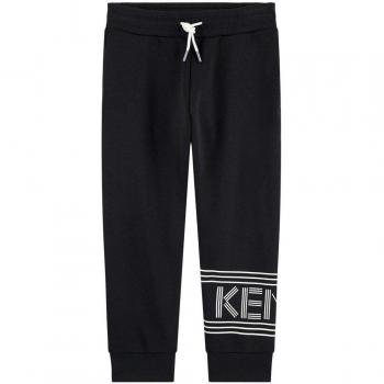 Kenzo niños Paris Logo Joggers Negro Black 6 Years