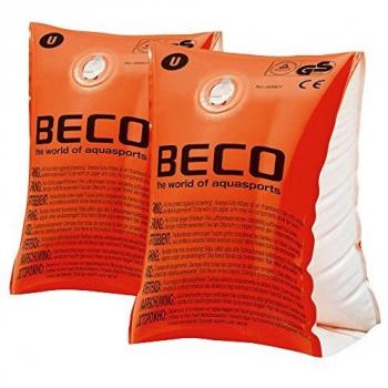 BECO Universal Children's Swimming Armbands - Orange, Ages 2-12, Weight 15-60kg