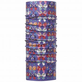 Original Buff Chrysalis Violet - High UV Protection para niños de 10-14 años, diseño estampado