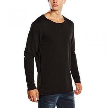 JACK & JONES Jjorloop Sweat Crew Neck-Jersey Hombre,  
 Negro
