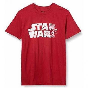 Star Wars Rebel Text Logo Camiseta, Negro