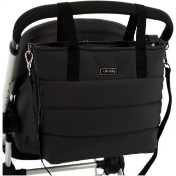 Bolso para silla de paseo o talega Rosy Fuentes - Diseño práctico y funcional, fabricado en materiales resistentes, con múltiples compartimentos para organización, fácil de acoplar a la silla de paseo, ligero y portátil