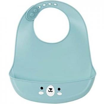 Safta M922, Babero Silicona Niños, Azul Claro, 210x20x260