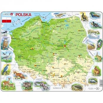 Rompecabezas Larsen K98 - Polonia, con Animales - 61 Piezas