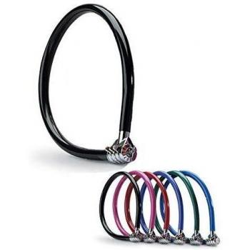 MASTER LOCK Candado Bicicleta [55 cm Cable] [Combinación] [Exterior] [Color al Azar] 8631 - Ideal para Bicicleta, Monopatín, Paseante, Cortacésped y Otro Equipo