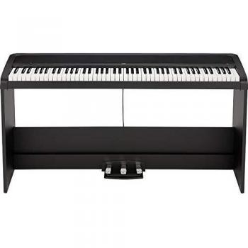 Korg B2SP Digital Piano with Wooden Stand and Pedal-board - Black