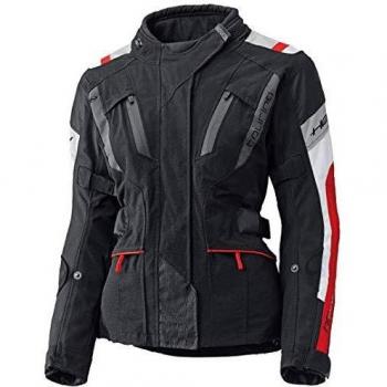 Held 4-Touring - Chaqueta de moto para mujer, color negro y rojo, talla DXL