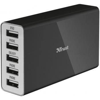 Trust 20014 - Cargador con 5 puertos USB