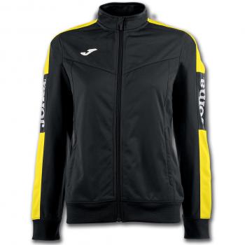 Joma Champion IV Sudadera, Niñas, Negro-Amarillo, XS