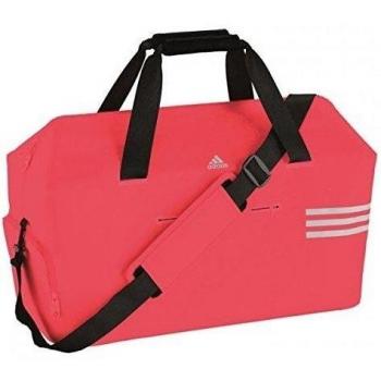 adidas W CLMCO TB - Bolsa de deporte para mujer, color rojo / plata, talla M