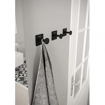 Bath+ by Cosmic Stick Colgador, Metal, Negro-Mate