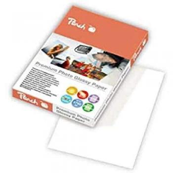 Papel Fotográfico Premium Peach Glossy 10x15cm, 260g/m², 50 Hojas