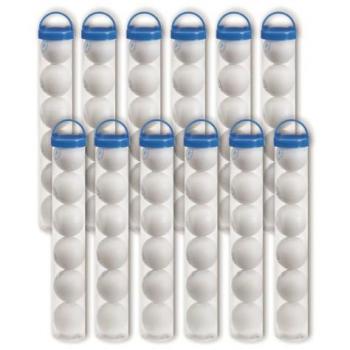 Círculo Rucanor doble pelotas de ping pong blanco Talla:4