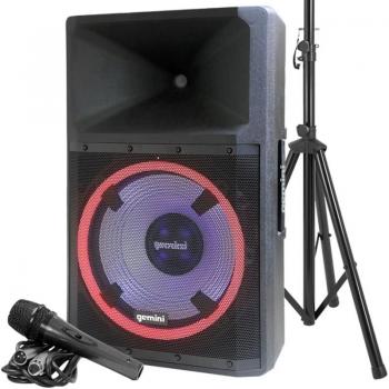 Gemini GSP-L2200PK 15 2200 Watt Ultra Powerful Bluetooth Peak Speaker