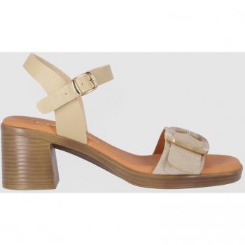 Chika10 Leather NEW GOTICA 06 Sandalia de Tacón Oro/Gold
