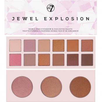 W7 - Paleta de rostro y sombras de ojos Jewel Explosion