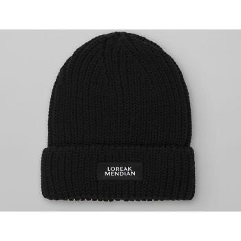 Gorro de punto unisex liso en color negro