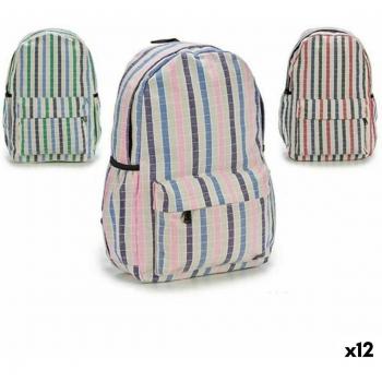 Mochila Escolar Rayas Multicolor 13 x 45 x 31 cm - Calidad para los Más Peques