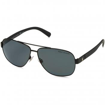 Polo Ralph Lauren Men's 0Ph3110 926781 60 Sunglasses, Black