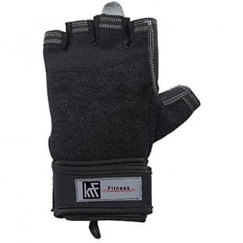 KRF Feel The Enemy Pasadena New Guante musculación y Fitness, Unisex Adulto, Negro, L