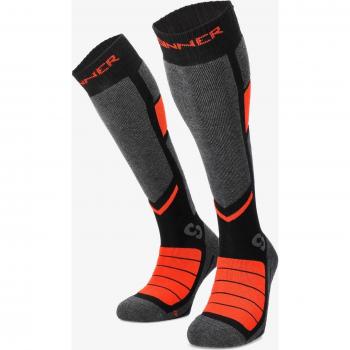 Sinner Calcetines Pro II - 2 Pares - Negro - Calcetines Esquí Hombre Talla L