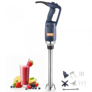 Batidora de Mano Profesional VEVOR 350W, Licuadora de Inmersión Portátil con Eje de 508 mm, Velocidad Variable y Hoja de Acero Inoxidable para Sopas y Purés