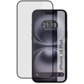 Protector Cristal Templado Completo 5D Full Glue Negro para Iphone 16 Plus (6.7) Vidrio