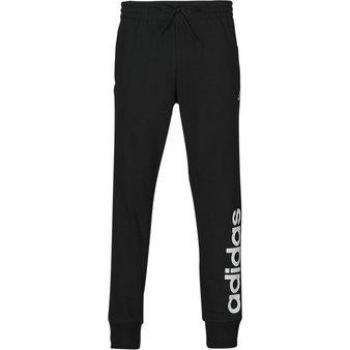 Adidas Essentials French Terry Tapered Cuff Logo Joggers - Black Men's Pants