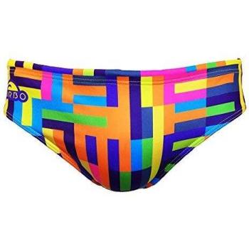 Bañador de waterpolo Turbo Labyrinth multicolor - L