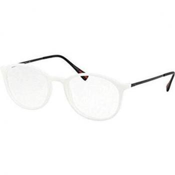 Prada LINEA ROSSA 0PS 04HV Monturas de Gafas, White Rubber, 51 para Hombre