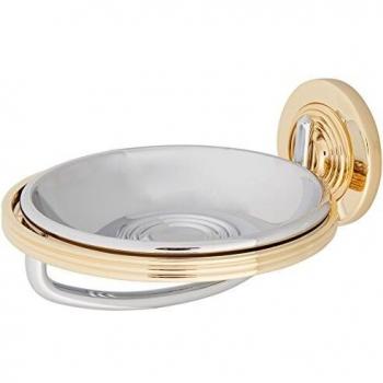 Pomdor - Jabonera cromo-oro dina