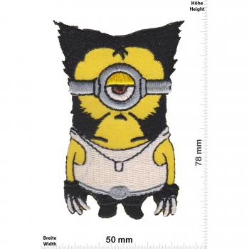 Parches - Minion -Wolverine - Despicable Me - Patch I - Movie - Minion - Minion- Parche Termoadhesivos Bordado Apliques - Patch