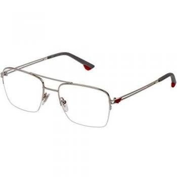 Police VPL879-530579 Men's Reading Glasses, Multicolor, Standard Size, Grey Frame Ø 53 mm