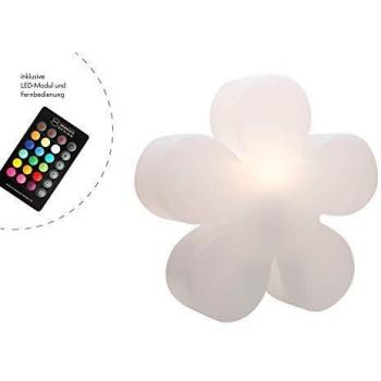 8Seasons Shining Flower - Lámpara, diseño de flor, RGB, 40 cm