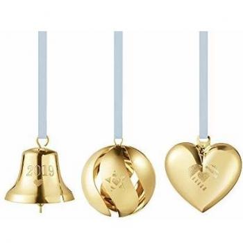 Georg Jensen 2019 Christmas Collectibles Gift Set, 8 Pieces - Gold Plated