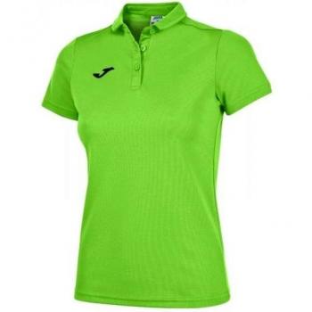 Joma Hobby Women's Short Sleeve Fluorescent Green Polo Shirt