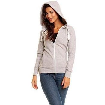 treni dige Sudadera con capucha en gris antracita XS S M L 34 36 38 40 de sublevel gris large