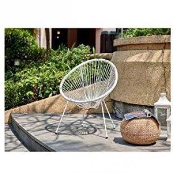 Sillón de Jardín Mana Blanco Plástico (68 x 71 x 86 cm)