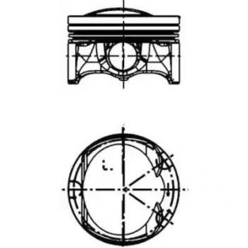 Pistón Kolbenschmidt 0.50 mm 41197620