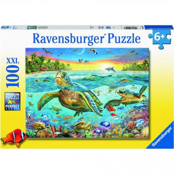 Ravensburger Swim with Sea Turtles 100 Piece Puzzle