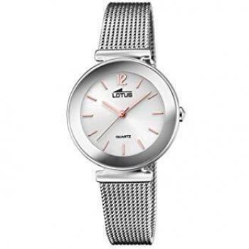 Reloj de mujer Lotus 18434/B Trendy de acero inoxidable plateado