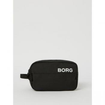 Borg Logo Black Toilet Bag