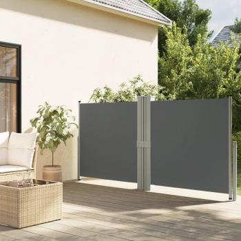 Toldo lateral retráctil Antracita 140x1200 cm