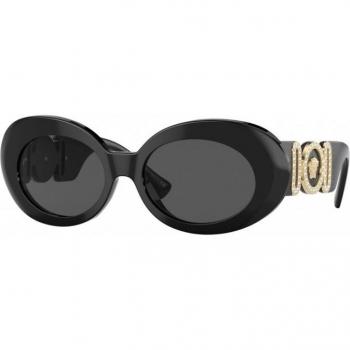 Versace VE4426BU/S GB1/87 Women’s Round Black Sunglasses Size 54