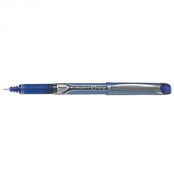 Pilot - Hi-Tecpoint V5 Grip - Bolígrafo Roller Tinta Liquida - Azul - Punto Fino -