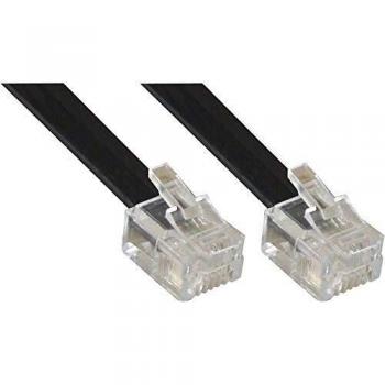 Cable Modular RJ12 Macho a Macho 6 Hilos 15m