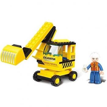 Sluban - M38-B0176 - Kit de Construcción - Fouilleur - Ciudad - 62 Componentes